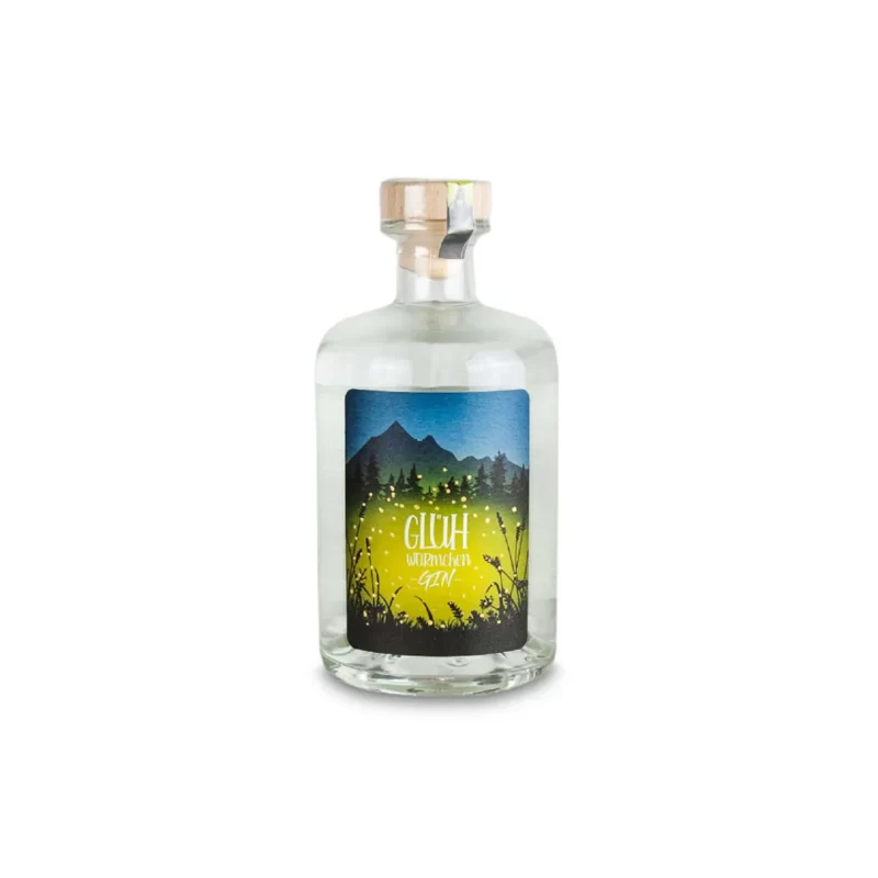 Glüh Gin Kit Flasche 0.5L Glühwürmchen Gin.